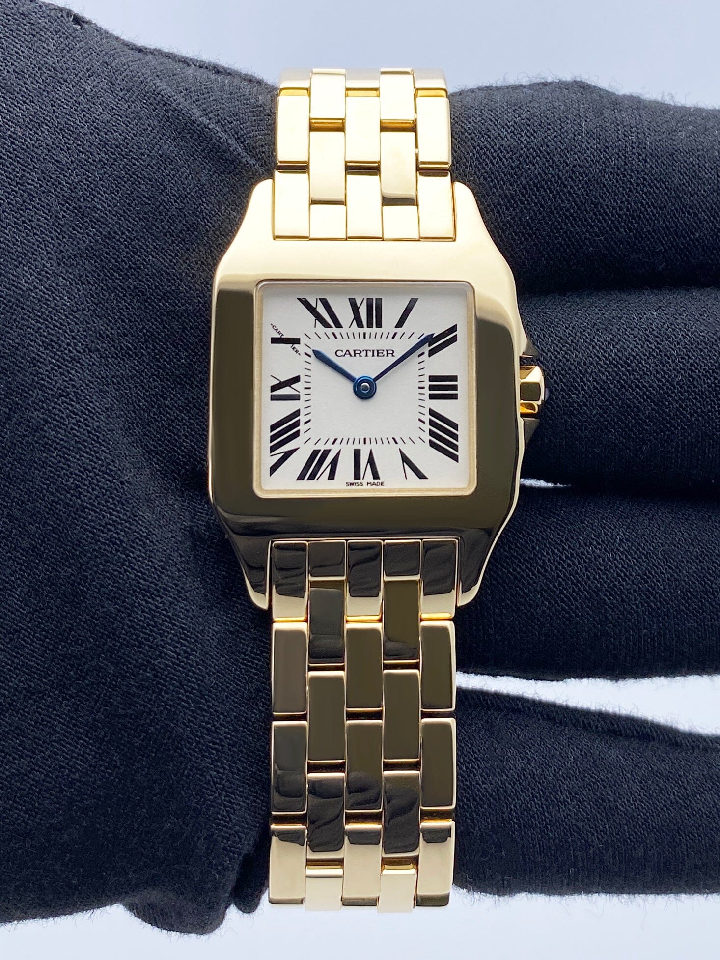 Cartier Santos Demoiselle W25062X9 18K Yellow Gold Ladies Watch - Watches
