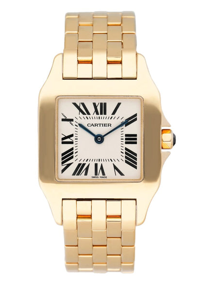 Cartier Santos Demoiselle W25062X9 18K Yellow Gold Ladies Watch - Watches