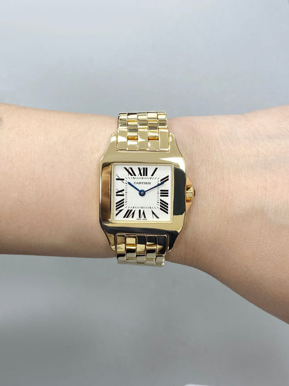 Cartier Santos Demoiselle W25062X9 18K Yellow Gold Ladies Watch - Watches