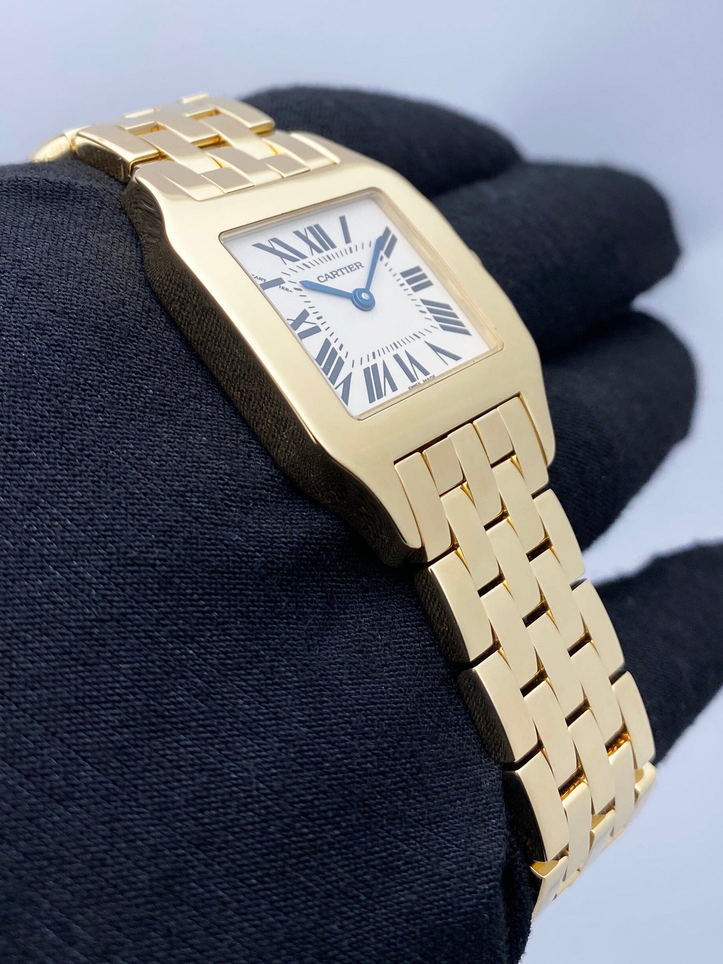 Cartier Santos Demoiselle W25062X9 18K Yellow Gold Ladies Watch - Watches