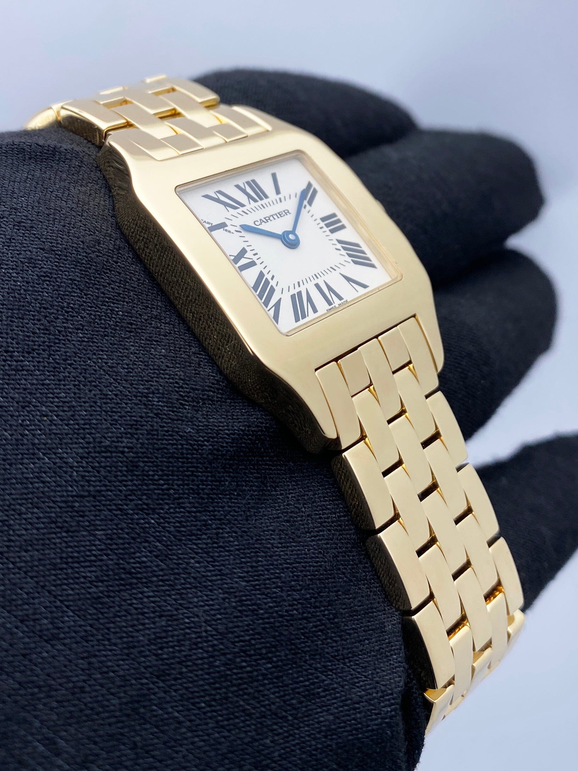 Cartier Santos Demoiselle W25062X9 18K Yellow Gold Ladies Watch - Watches