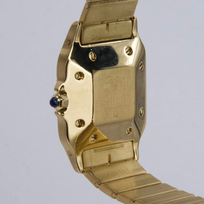 Cartier Santos Deux Ors 2900 White & Yellow Gold Watch - Watches