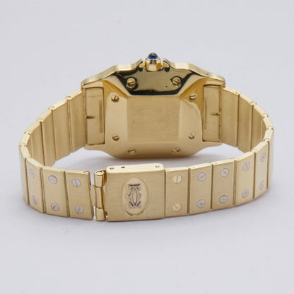 Cartier Santos Deux Ors 2900 White & Yellow Gold Watch - Watches