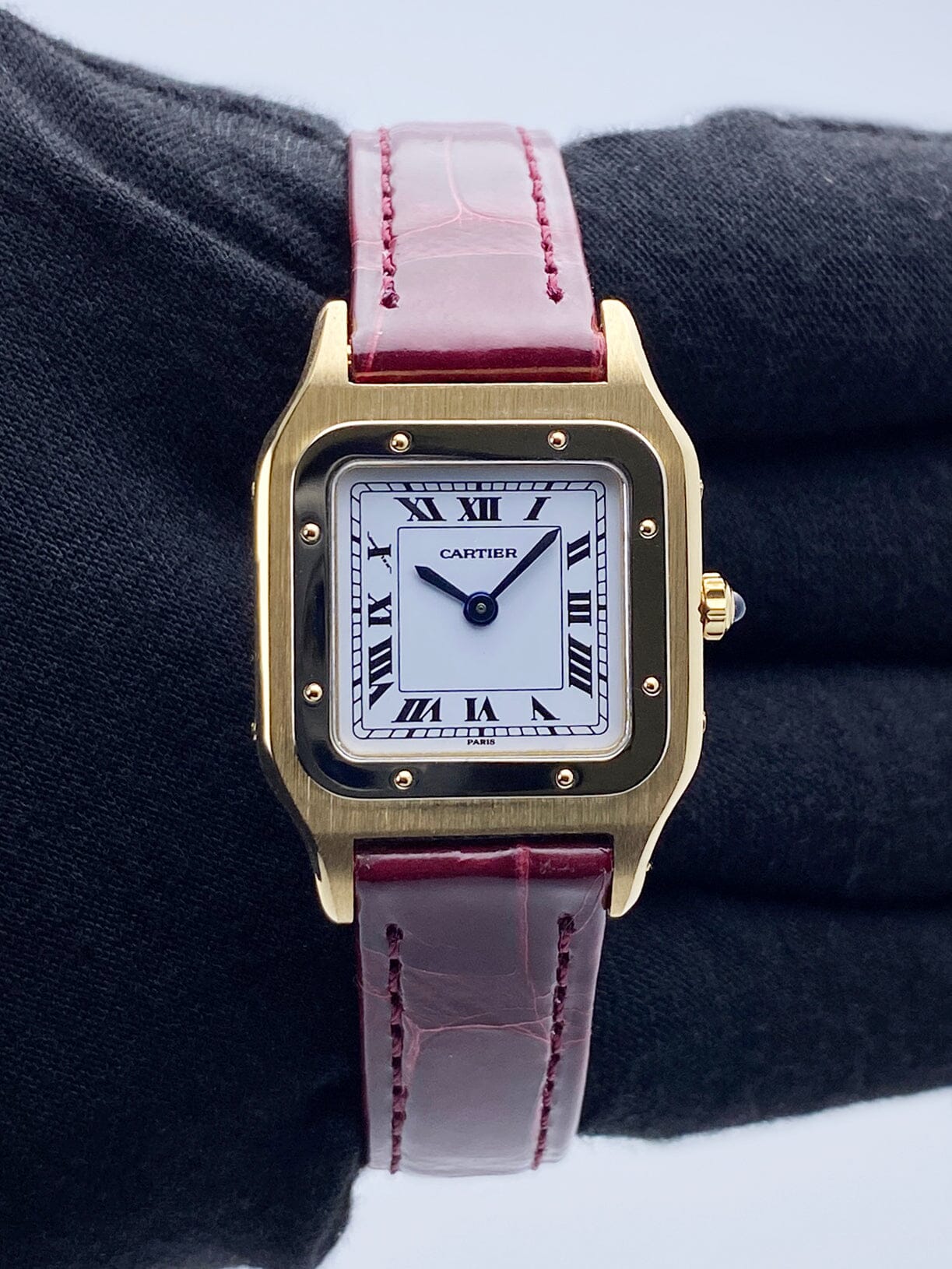 Cartier Santos Dumont W1505556 18K Yellow Gold Ladies Watch - Watches