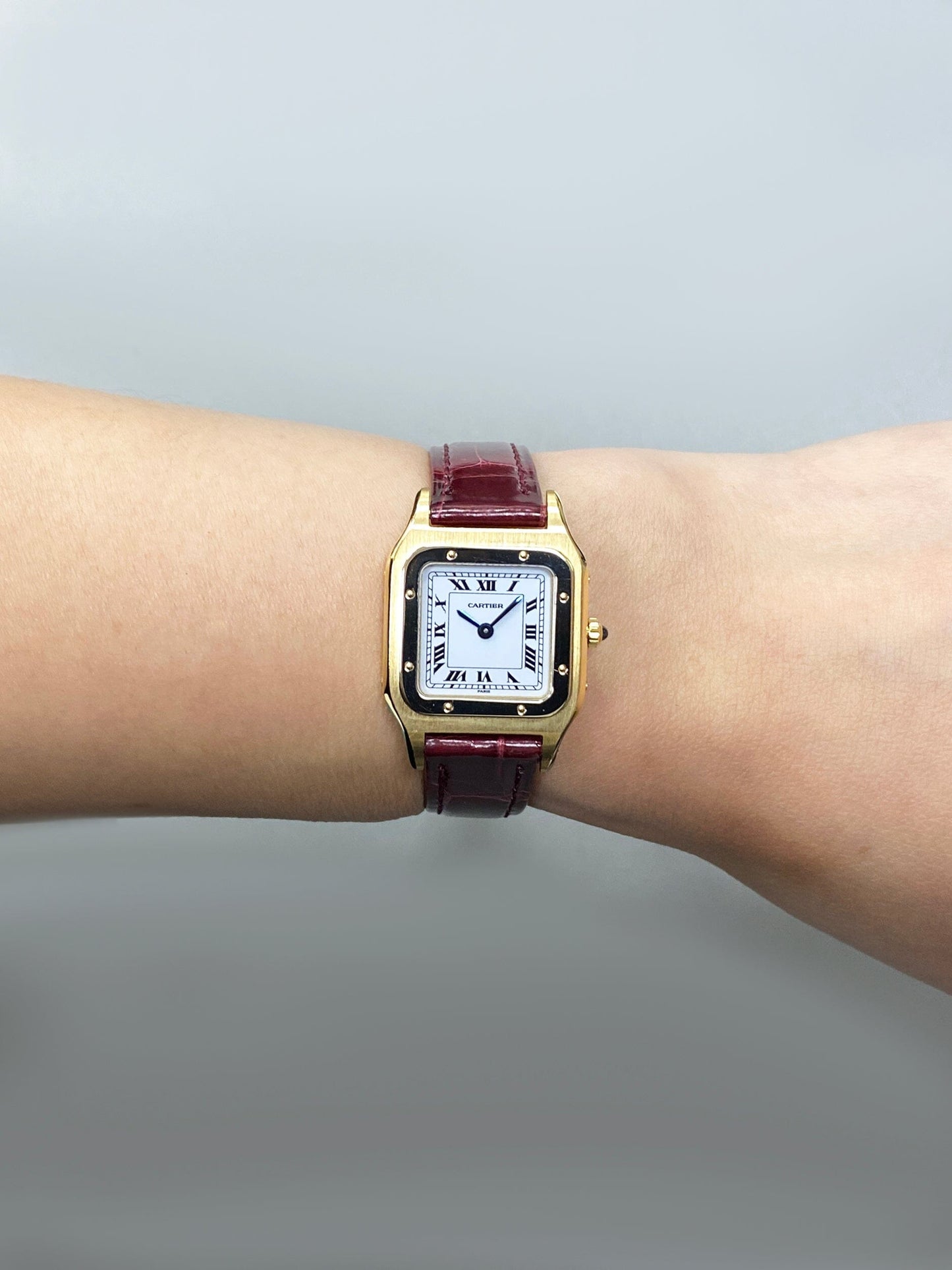 Cartier Santos Dumont W1505556 18K Yellow Gold Ladies Watch - Watches