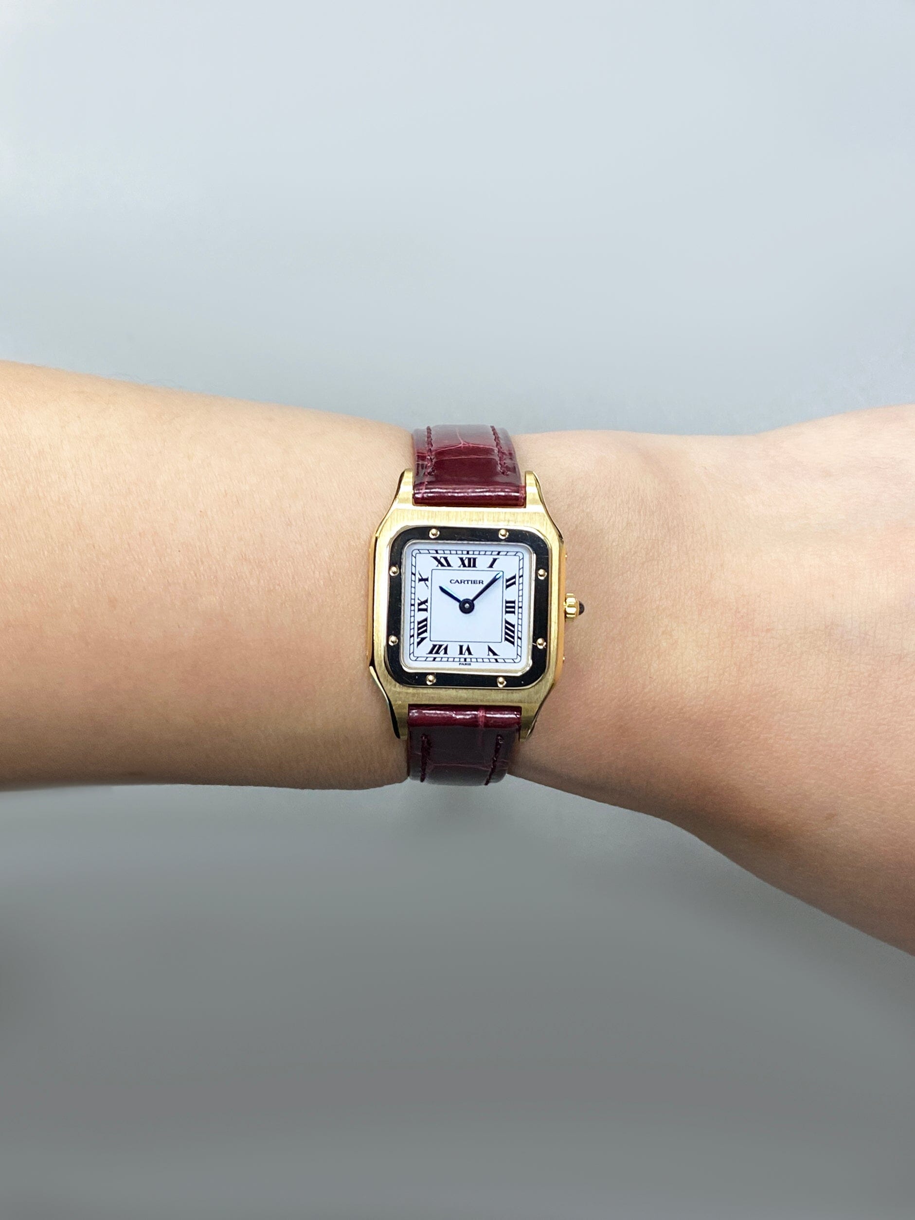 Cartier Santos Dumont W1505556 18K Yellow Gold Ladies Watch - Watches