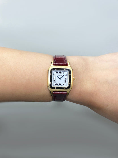 Cartier Santos Dumont W1505556 18K Yellow Gold Ladies Watch - Watches