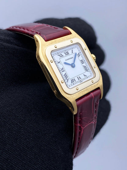 Cartier Santos Dumont W1505556 18K Yellow Gold Ladies Watch - Watches