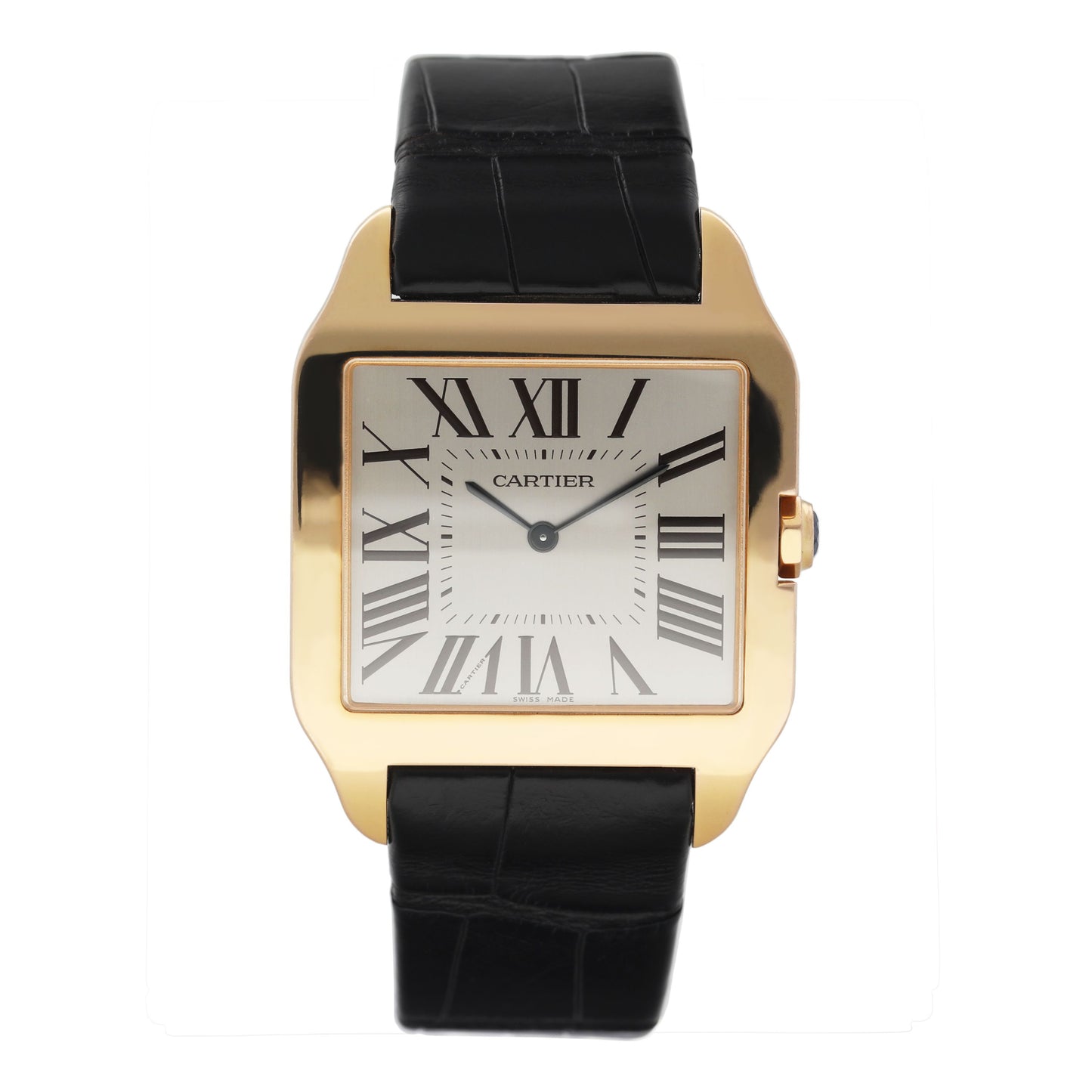 Cartier Santos Dumont W2006951 18K Rose Gold Mens Watch