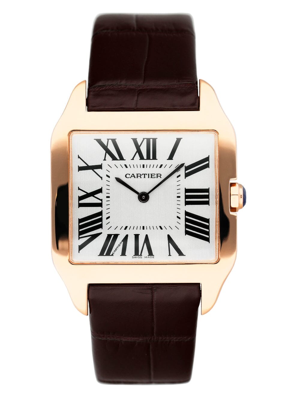 Cartier Santos Dumont W2006951 18K Rose Gold Mens Watch - Watches