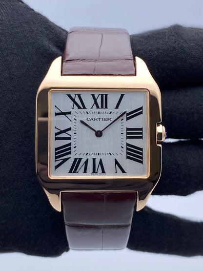 Cartier Santos Dumont W2006951 18K Rose Gold Mens Watch - Watches