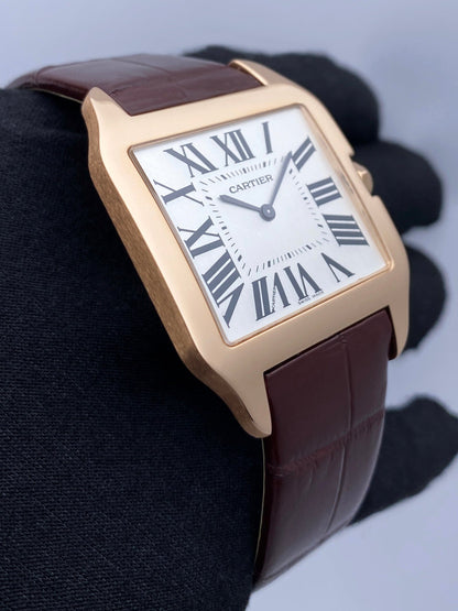 Cartier Santos Dumont W2006951 18K Rose Gold Mens Watch - Watches