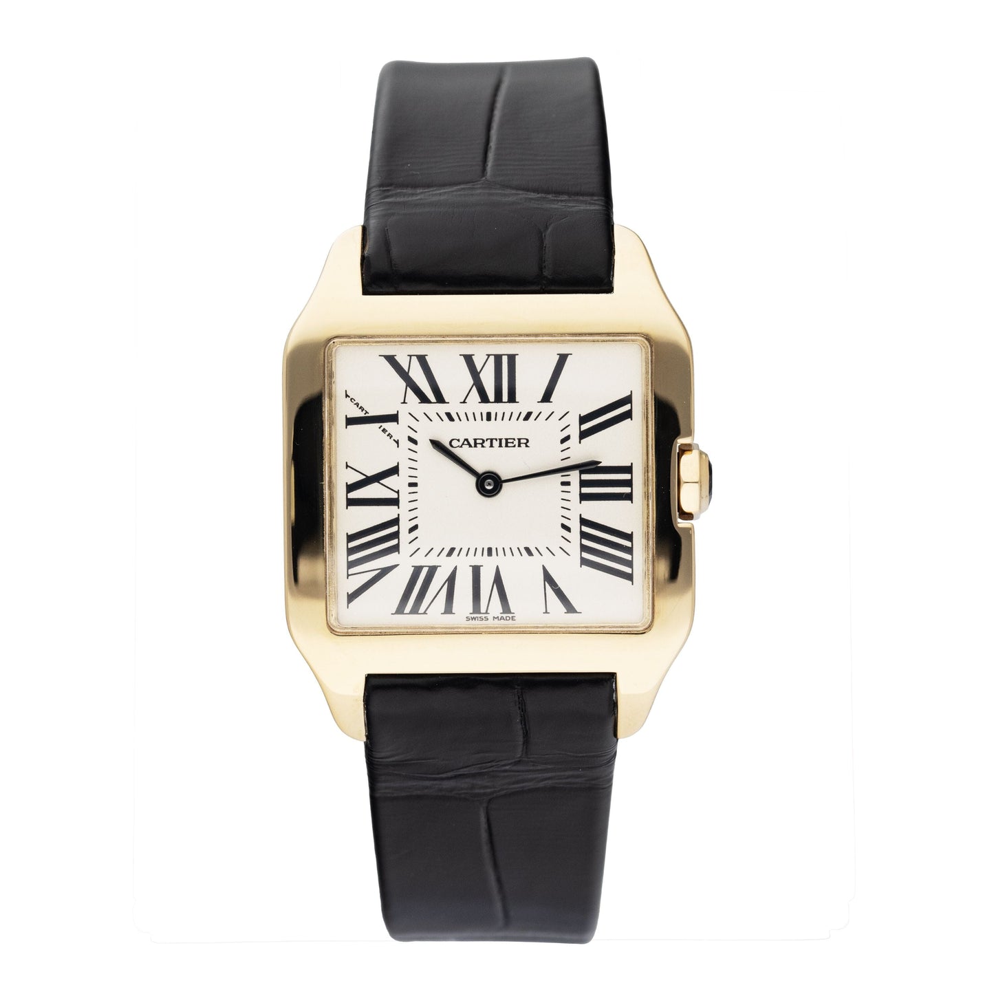 Cartier Santos Dumont W2009351 18K Yellow Gold Ladies Watch Box Papers - Watches