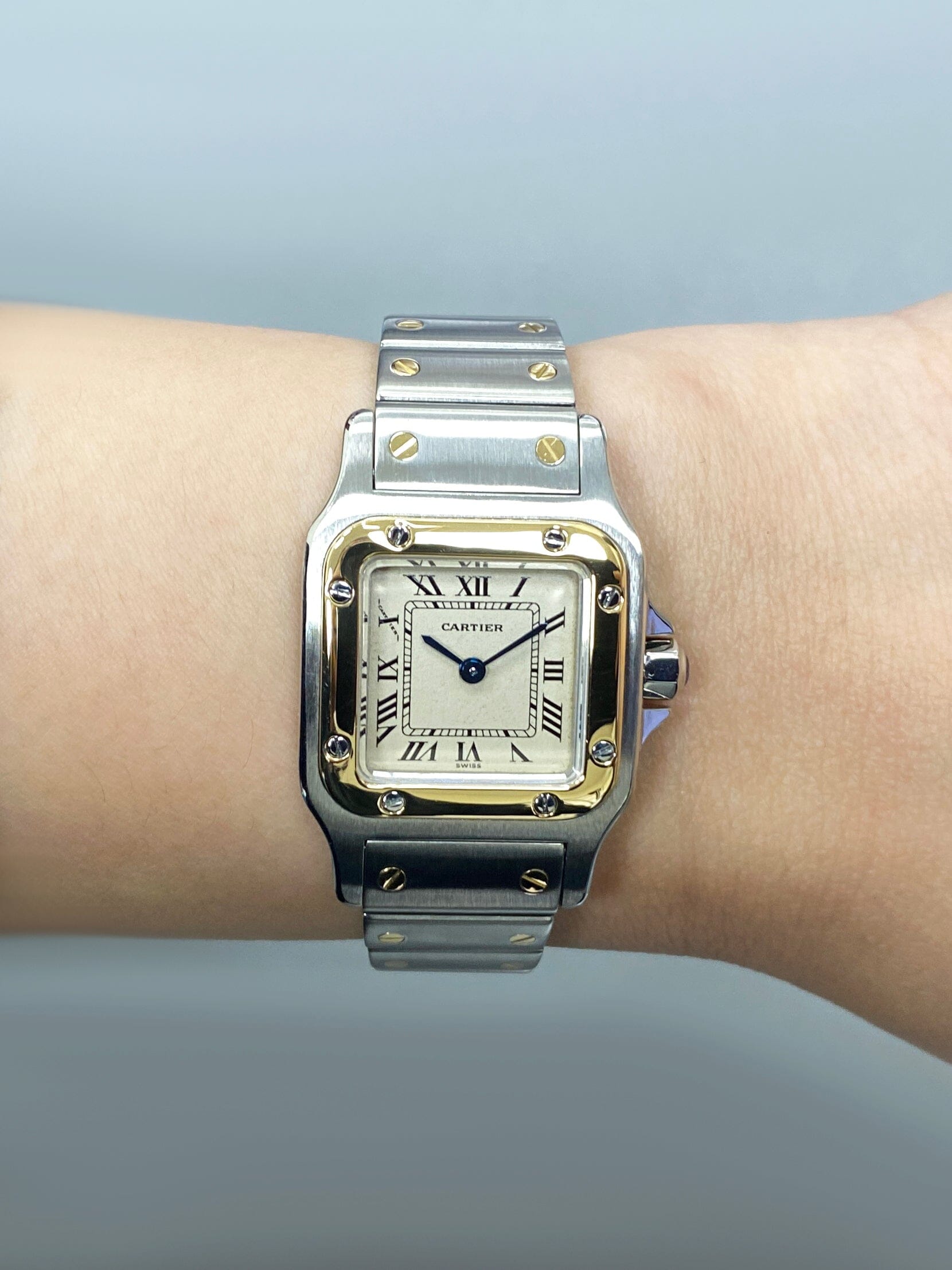 Cartier Santos Galbee 166930 Two Tone Ladies Watch | Phigora
