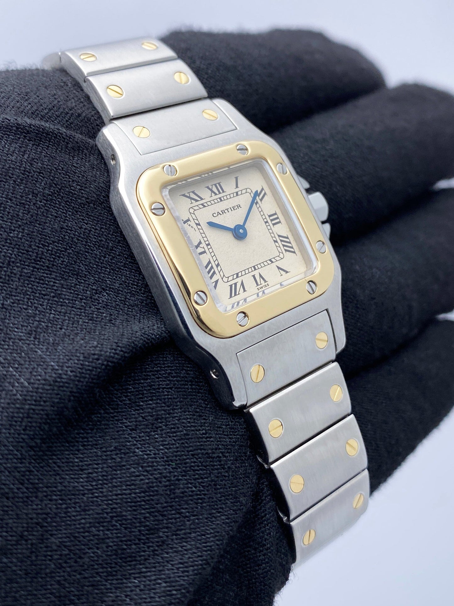 Cartier Santos Galbee 166930 Two Tone Ladies Watch - Watches
