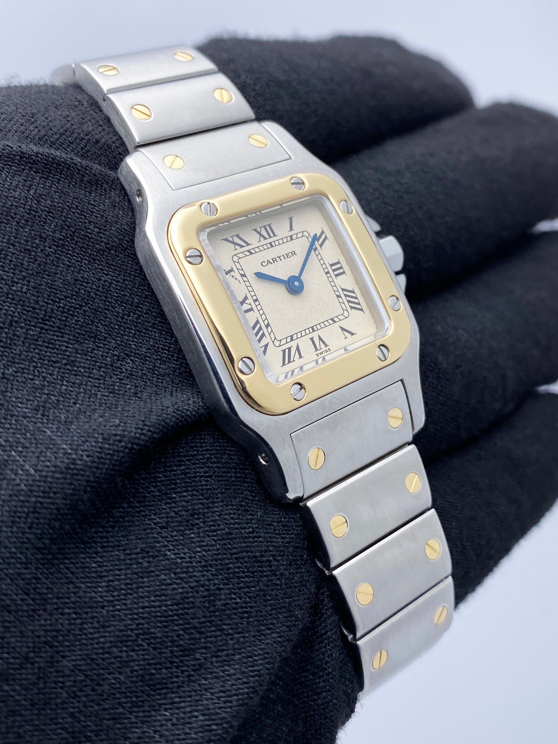 Cartier Santos Galbee 166930 Two Tone Ladies Watch - Watches