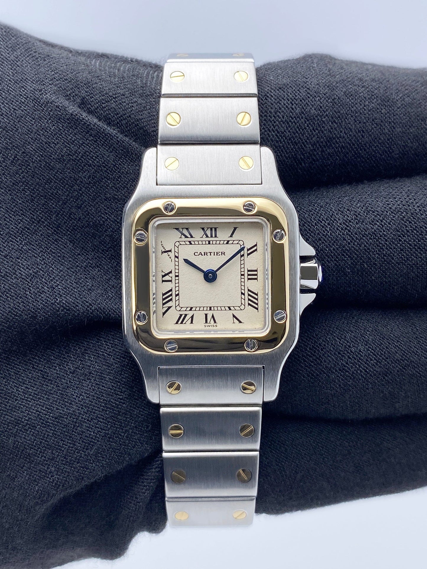 Cartier Santos Galbee 166930 Two Tone Ladies Watch - Watches