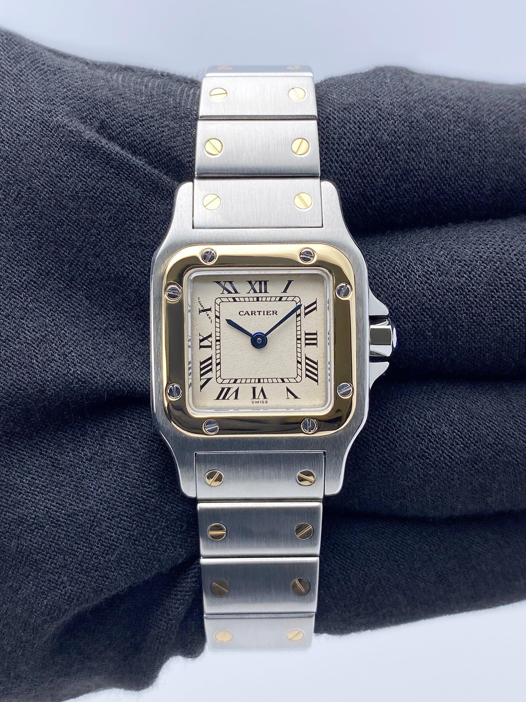 Cartier Santos Galbee 166930 Two Tone Ladies Watch - Watches