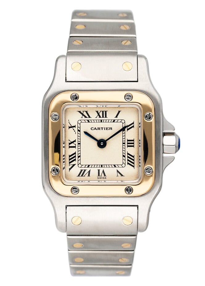Cartier Santos Galbee 166930 Two Tone Ladies Watch - Watches