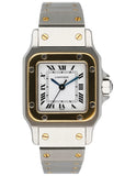 Cartier Santos Galbee 18K Yellow Gold & Steel Ladies Watch - Virtual