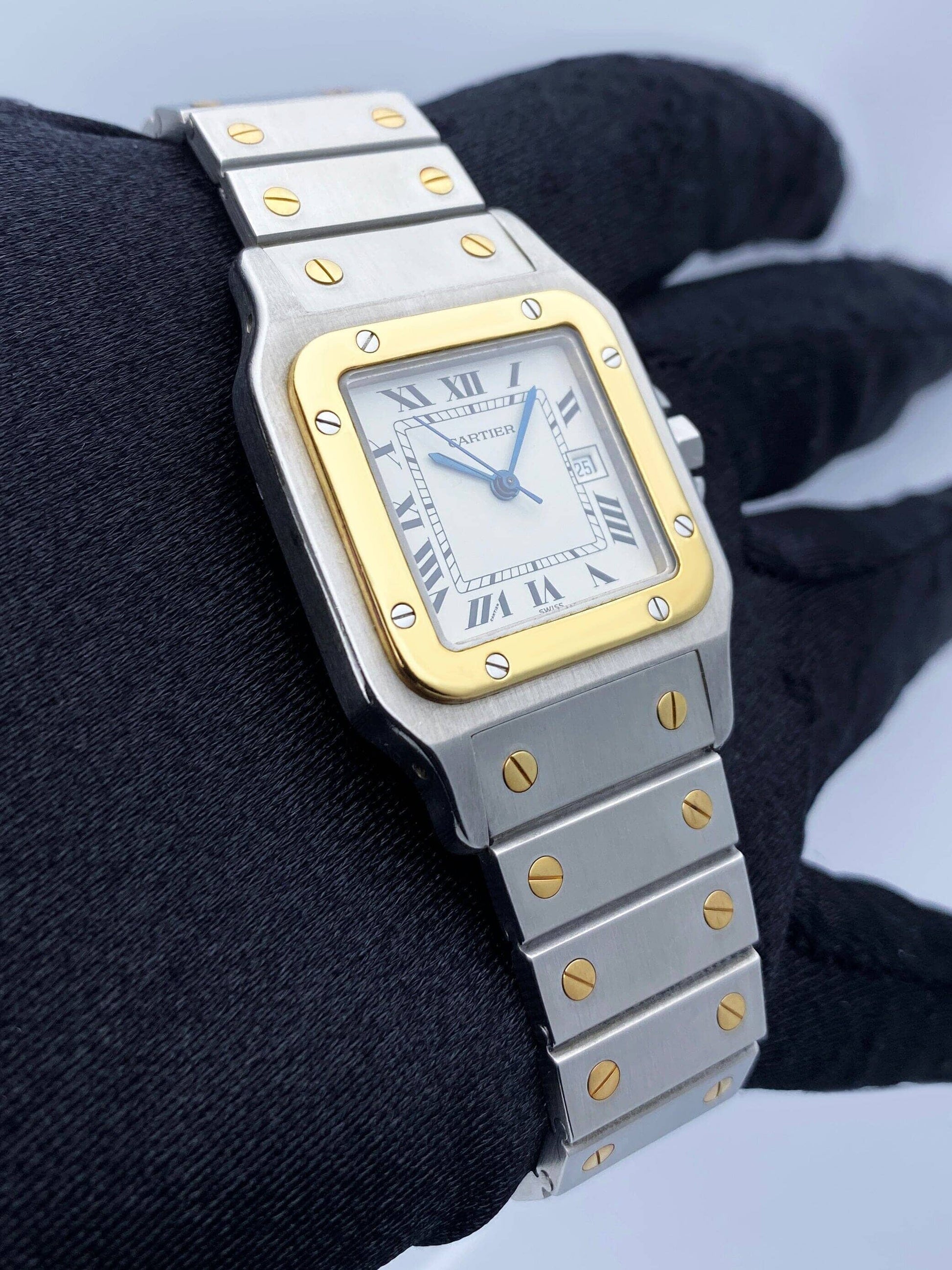 Cartier Santos Galbee 81036288 Two Tone Watch - Virtual