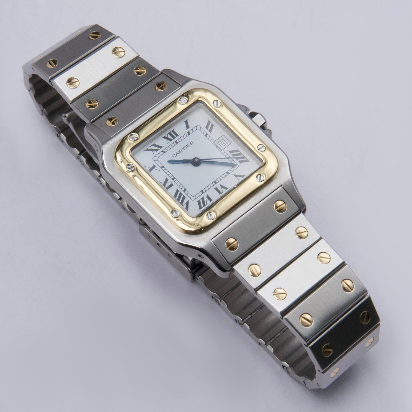 Cartier Santos Galbee 81036288 Two Tone Watch - Watches