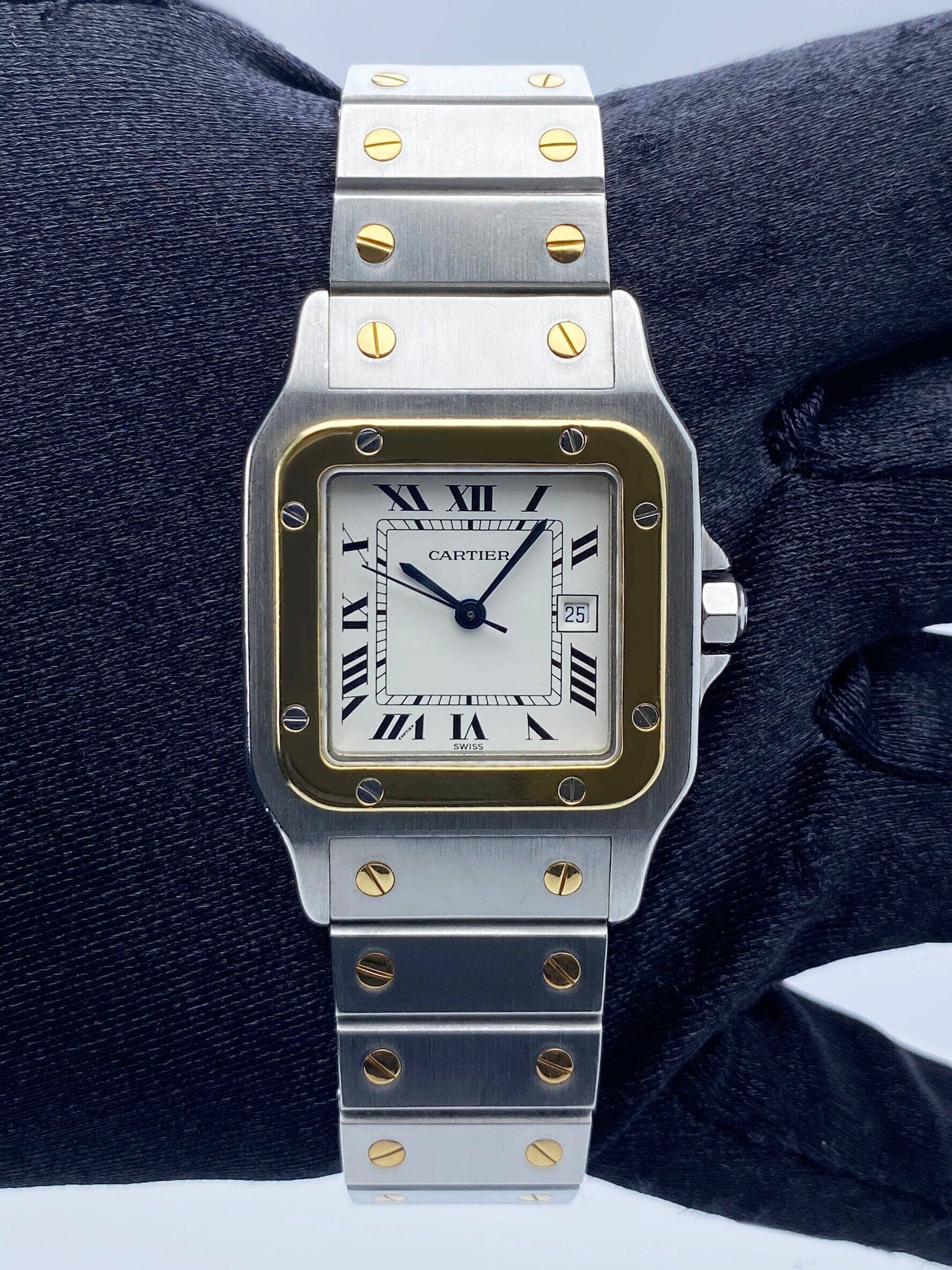 Cartier Santos Galbee 81036288 Two Tone Watch - Virtual