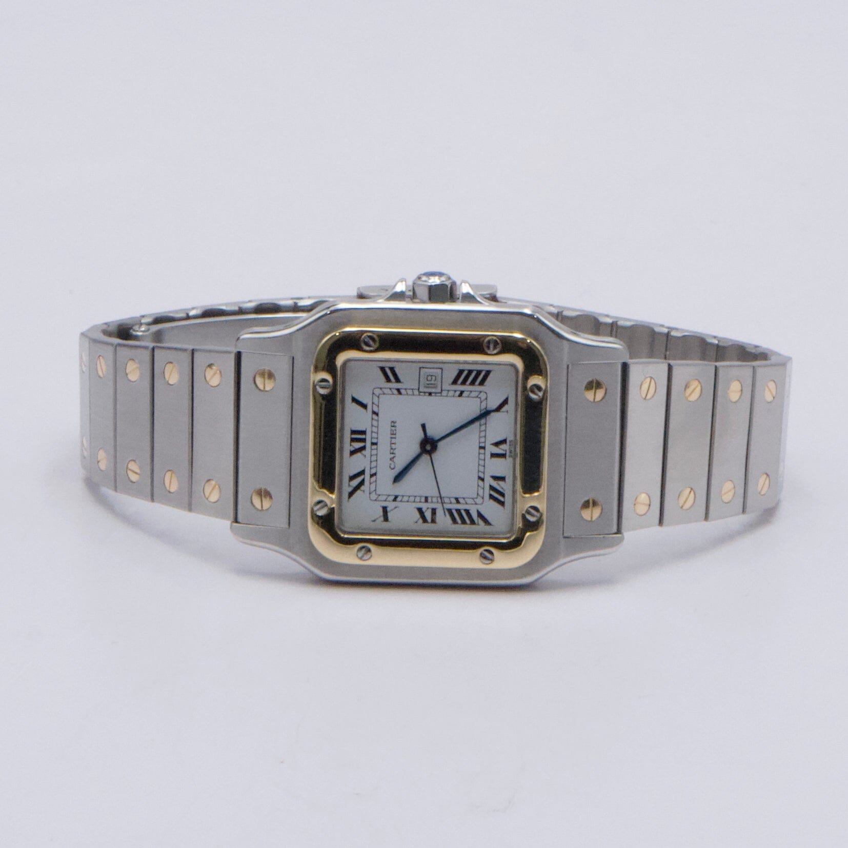 Cartier Santos Galbee 81036288 Two Tone Watch - Watches
