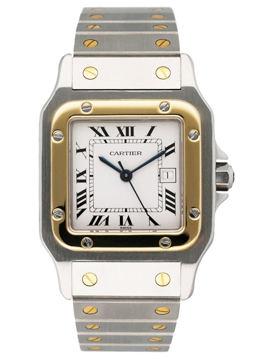 Cartier Santos Galbee 81036288 Two Tone Watch - Virtual