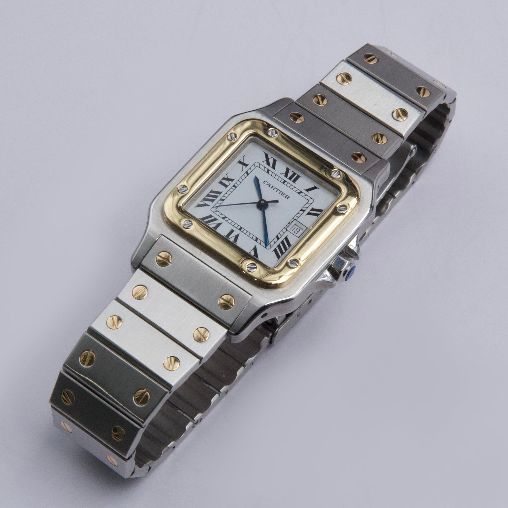 Cartier Santos Galbee 81036288 Two Tone Watch - Watches
