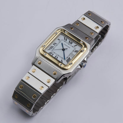 Cartier Santos Galbee 81036288 Two Tone Watch - Watches