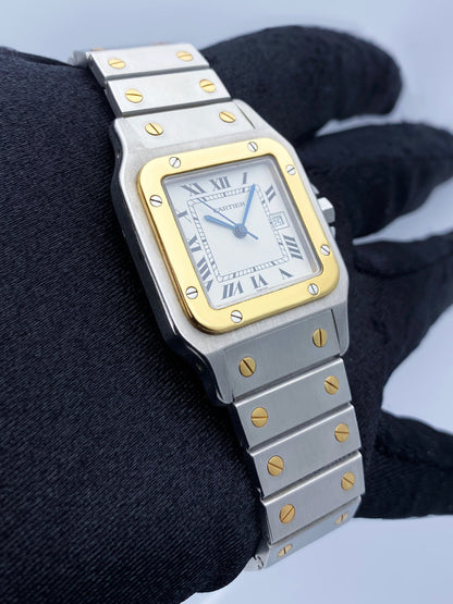 Cartier Santos Galbee 81036288 Two Tone Watch - Virtual