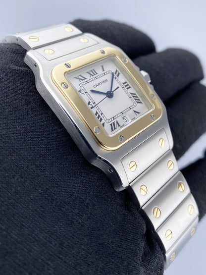 Cartier Santos Galbee W20011C4 187901 Two Tone Mens Watch - Watches