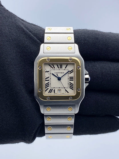 Cartier Santos Galbee W20011C4 Two Tone Mens Watch - Watches