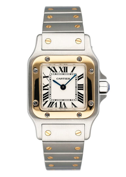 Cartier Santos Galbee W20012C4 Two Tone Ladies Watch - Wristwatch