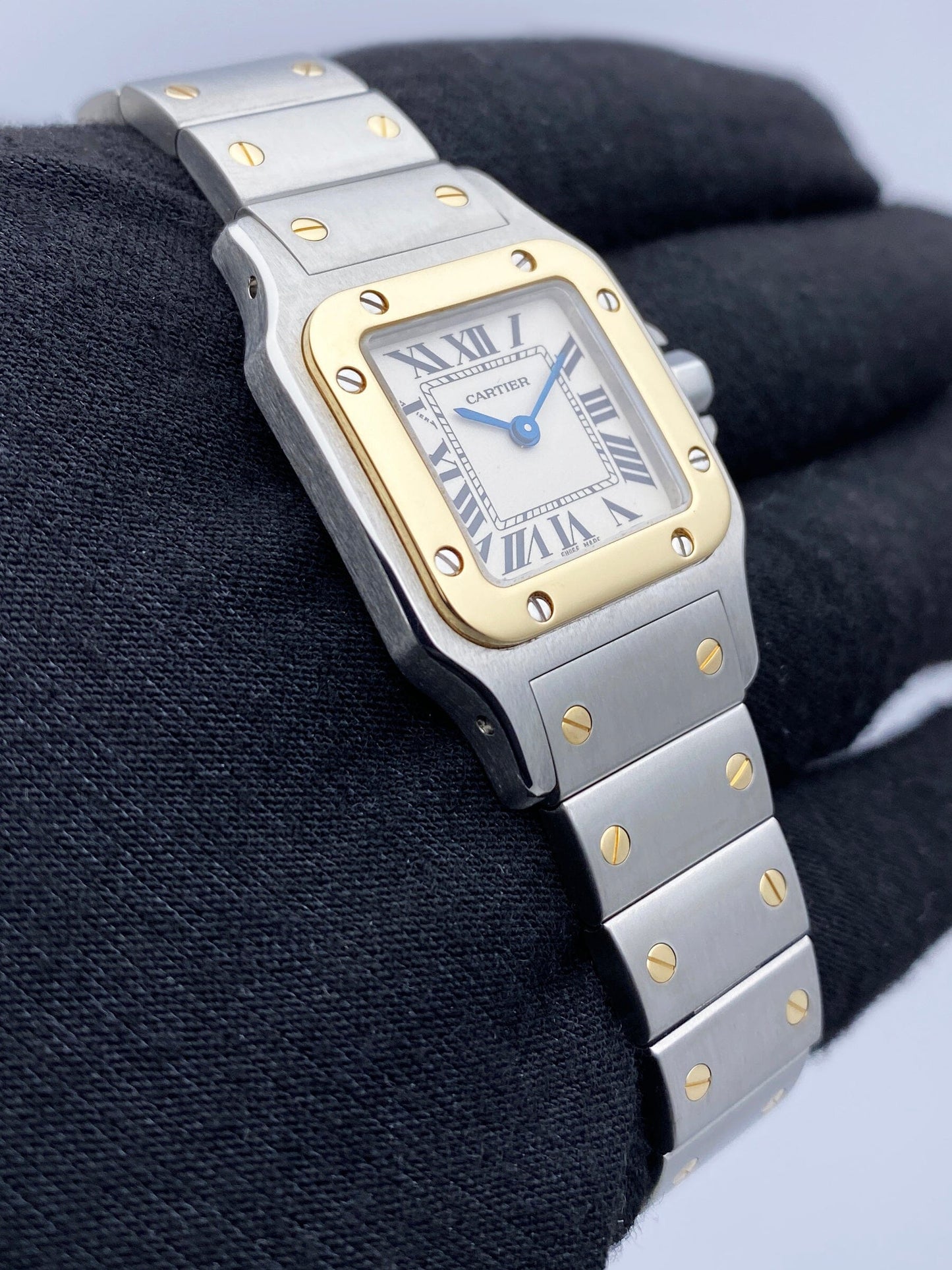 Cartier Santos Galbee W20012C4 Two Tone Ladies Watch - Wristwatch