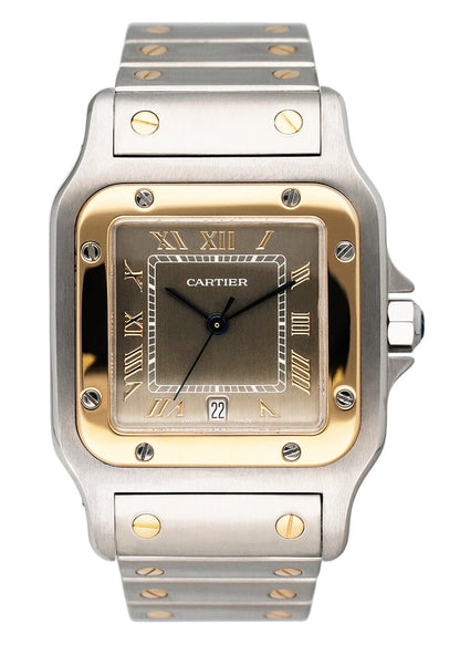 Cartier Santos Galbee W20030C4 Gray Dial Two Tone Watch - Watches