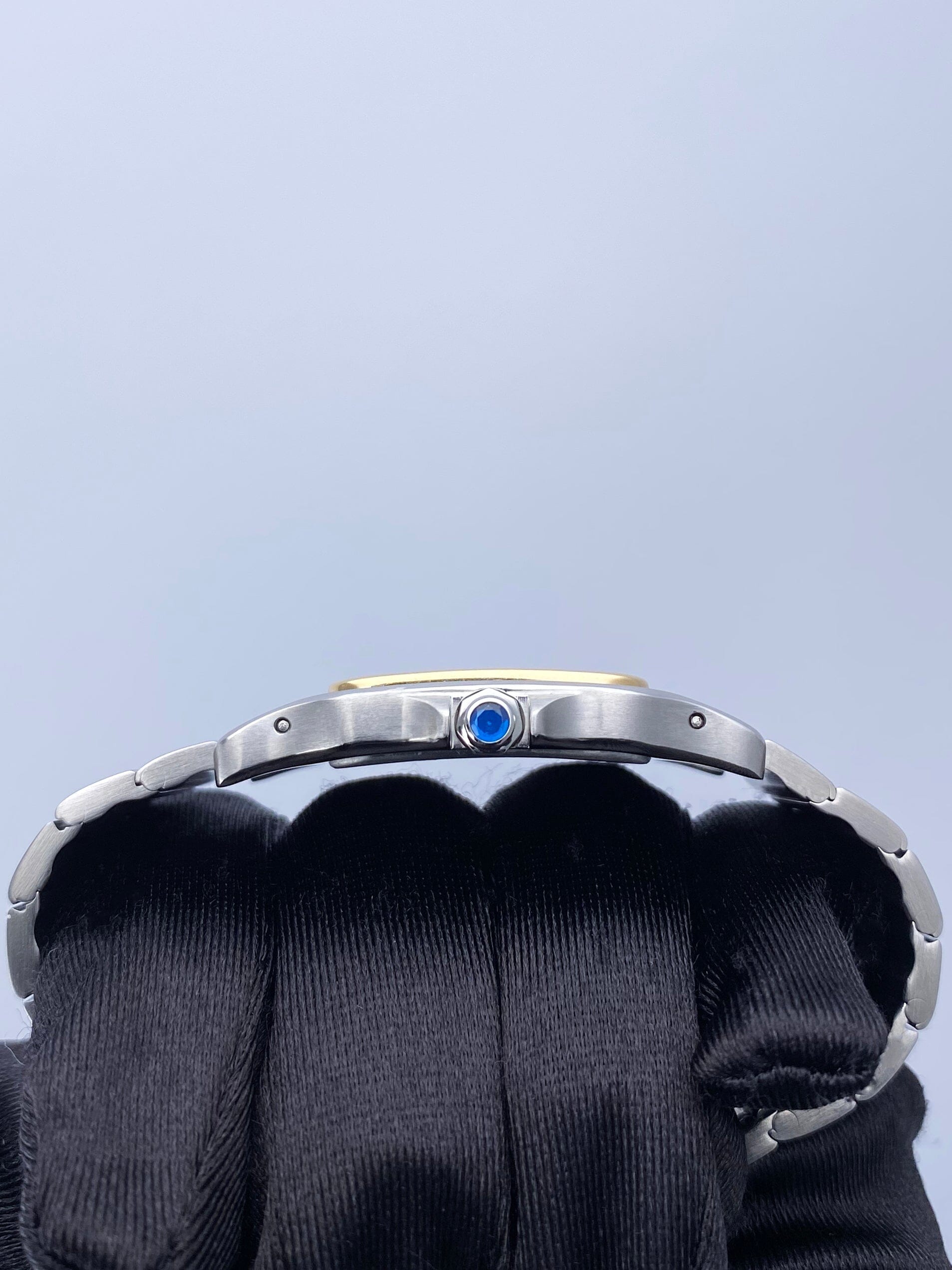 Cartier Santos Galbee W20030C4 Gray Dial Two Tone Watch - Watches