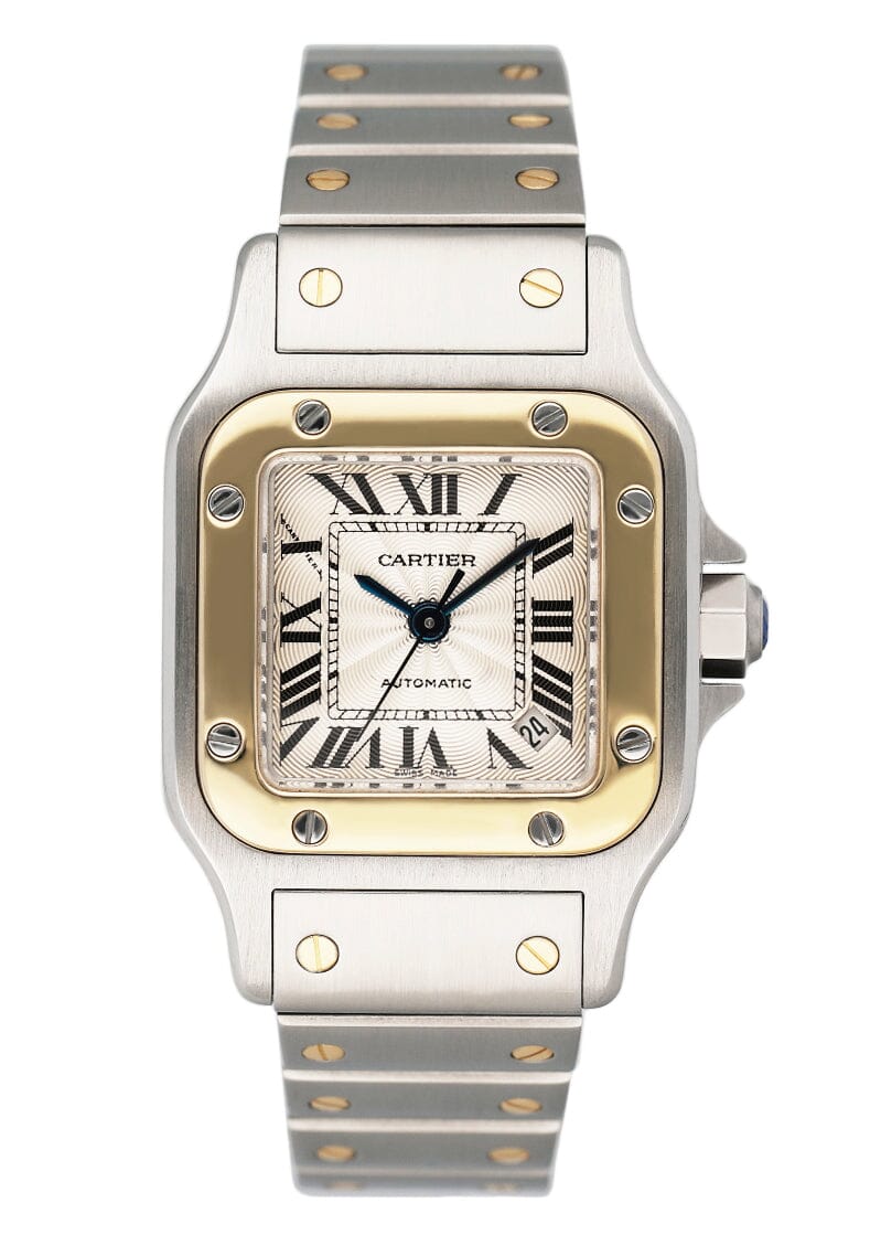 Cartier Santos Galbee W20057C4 Two Tone Ladies Watch - Watches