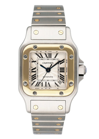 Cartier Santos Galbee W20057C4 Two Tone Ladies Watch - Watches