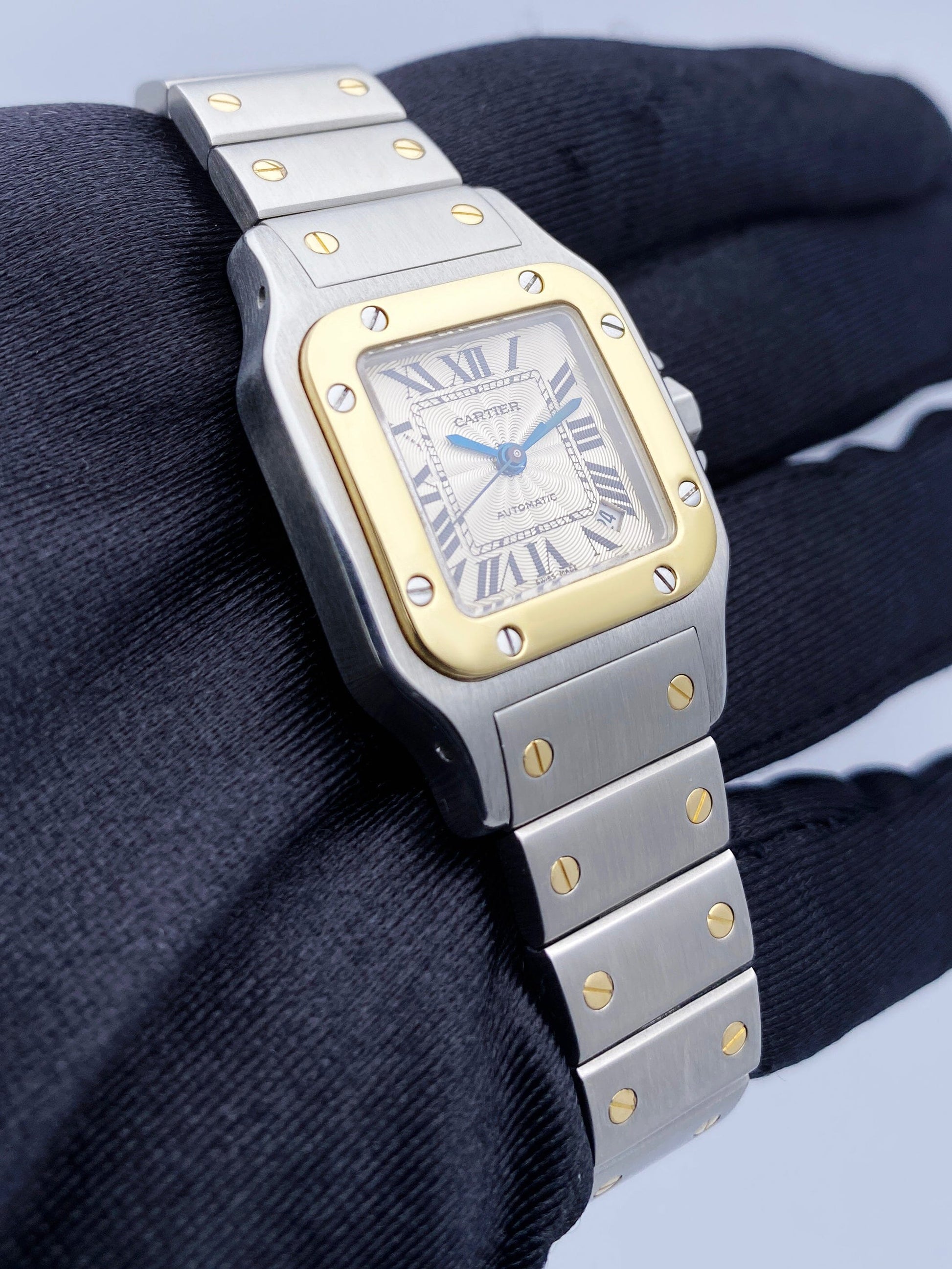 Cartier Santos Galbee W20057C4 Two Tone Ladies Watch - Watches