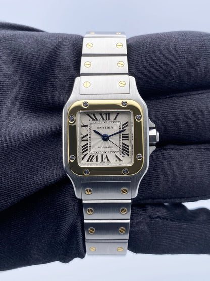 Cartier Santos Galbee W20057C4 Two Tone Ladies Watch - Watches