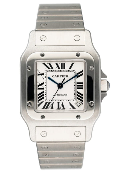Cartier Santos Galbee W20098D6 Stainless Steel Mens Watch Box Papers - Wristwatch