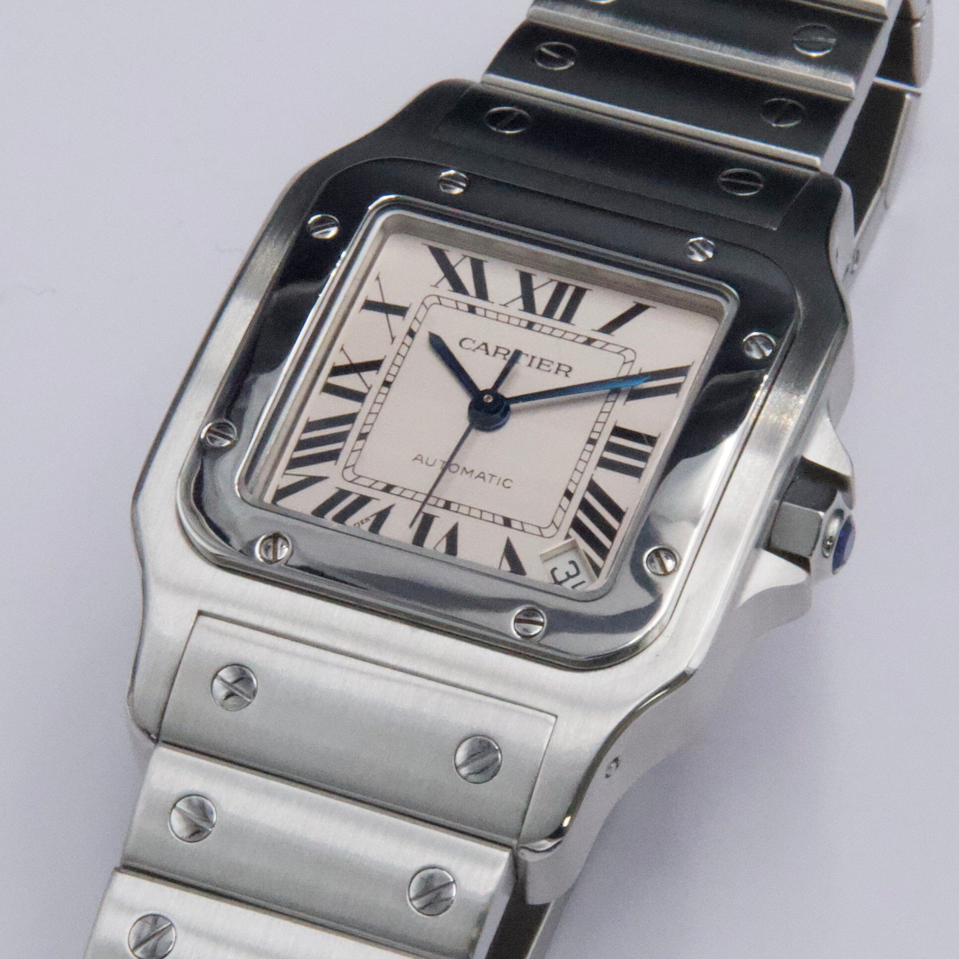 Cartier Santos Galbee W20098D6 Stainless Steel Mens Watch Box Papers - Wristwatch
