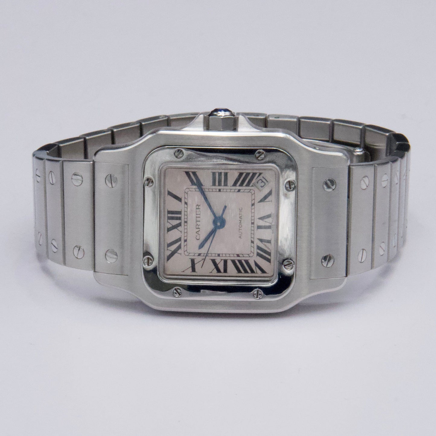 Cartier Santos Galbee W20098D6 Stainless Steel Mens Watch Box Papers - Wristwatch