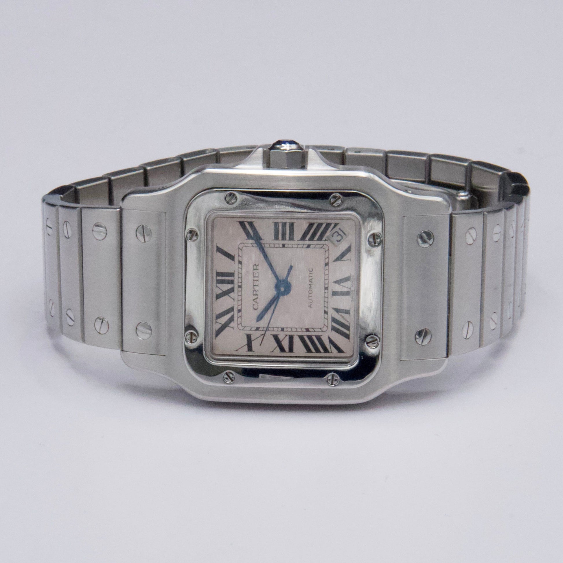 Cartier Santos Galbee W20098D6 Stainless Steel Mens Watch Box Papers - Wristwatch