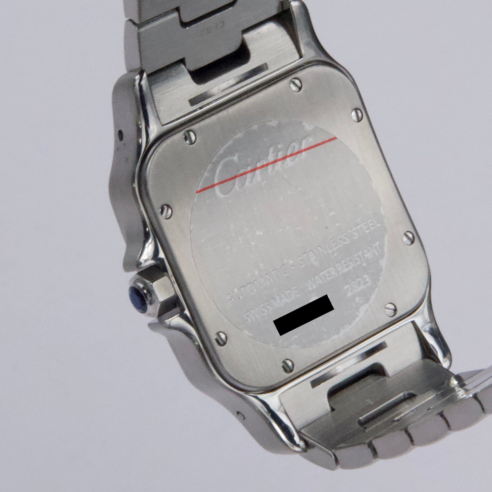 Cartier Santos Galbee W20098D6 Stainless Steel Mens Watch Box Papers - Wristwatch