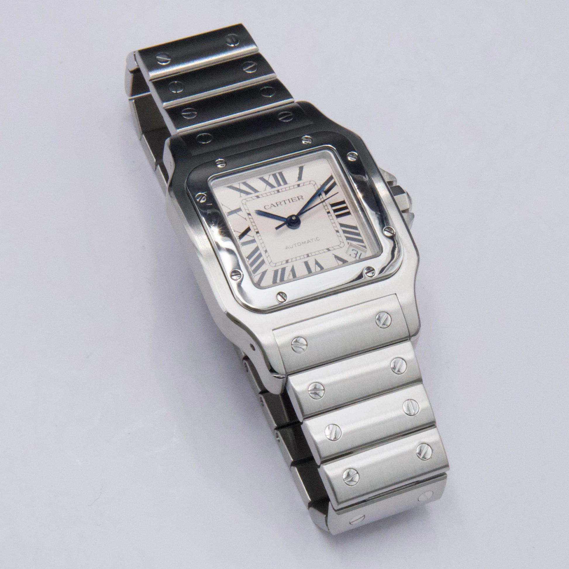 Cartier Santos Galbee W20098D6 Stainless Steel Mens Watch Box Papers - Wristwatch