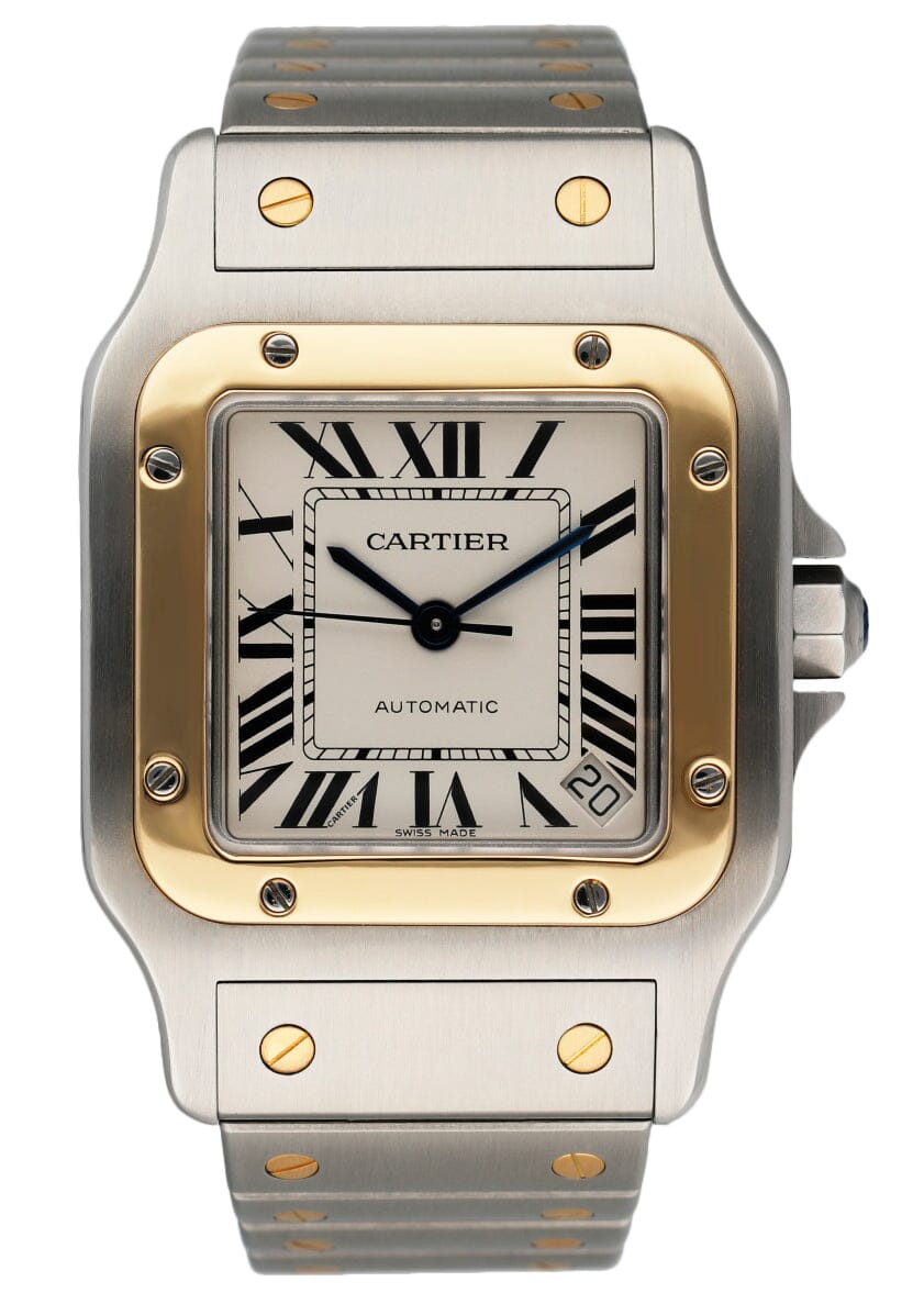 Cartier Santos Galbee W20099C4 Two-Tone Mens Watch Box Papers - Watches