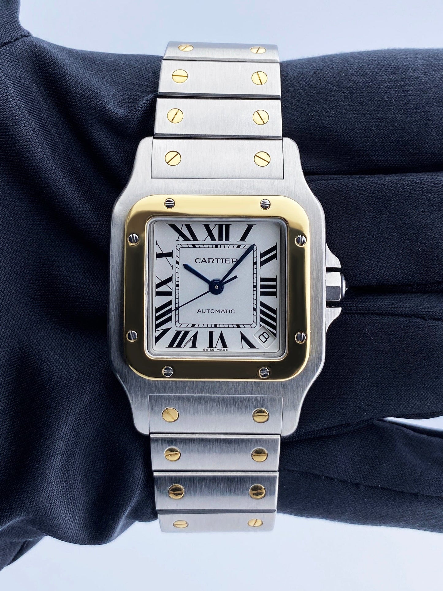 Cartier Santos Galbee W20099C4 Two-Tone Mens Watch Box Papers - Watches